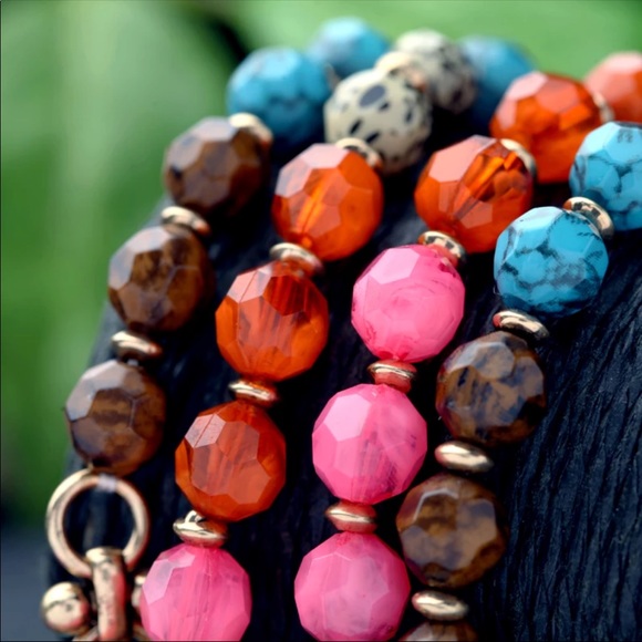 Convertible beaded Necklace/Bracelet - Picture 7 of 8